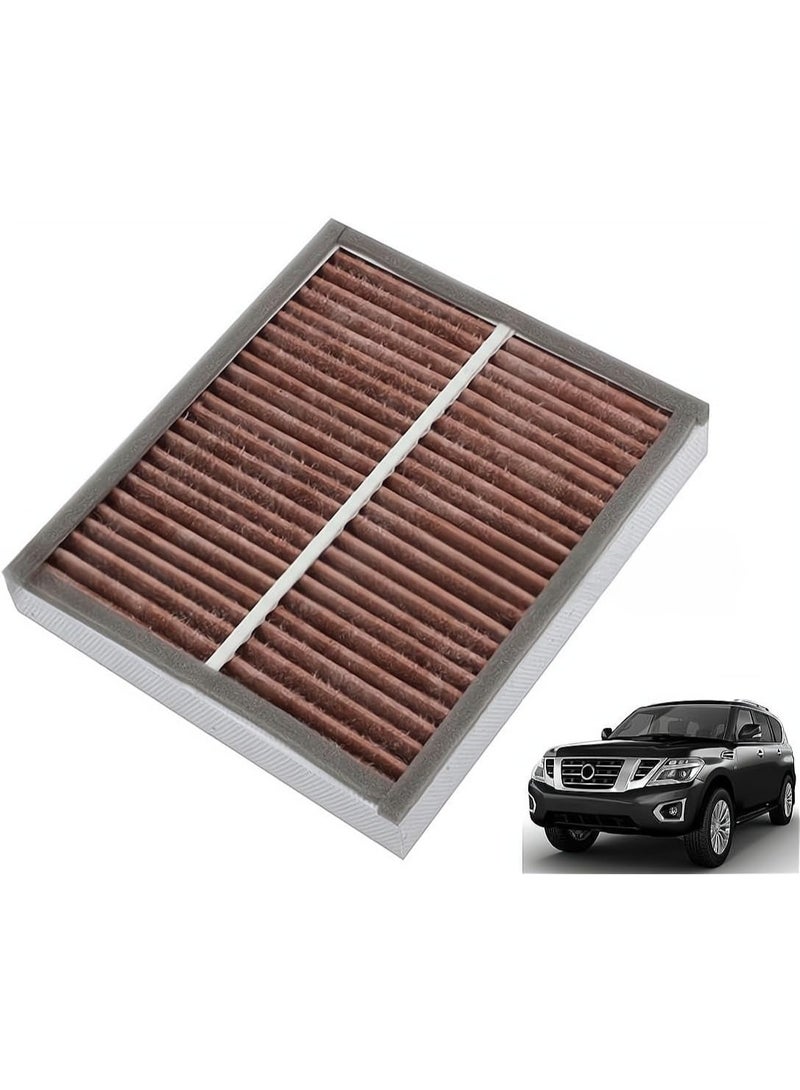 Beauenty Car Pollen Cabin A/C Air Filter For Nissan Y62 Patrol Titan A61 2012-2019 Infiniti QX56/QX80 5.6 L VK56VD V8 Engine - Image 1